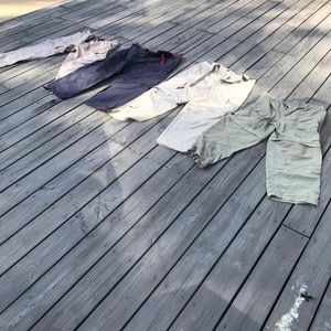 4 pair Men’s convertible hiking pants